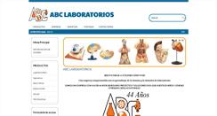 Desktop Screenshot of abclaboratorios.com